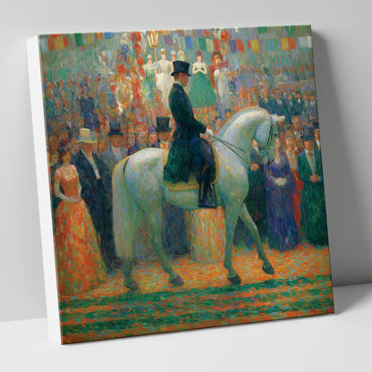 The Gala Performance dressage horse canvas wall art