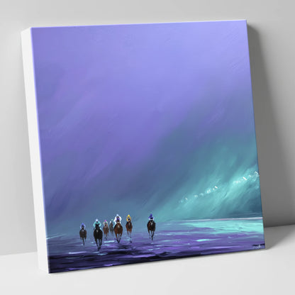 The Violet Furlong racing horse canvas wall art