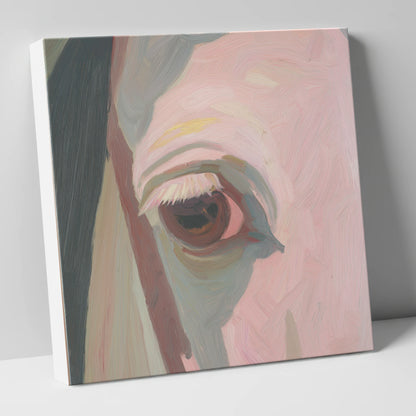 A Gentle Gaze horse portrait canvas wall art