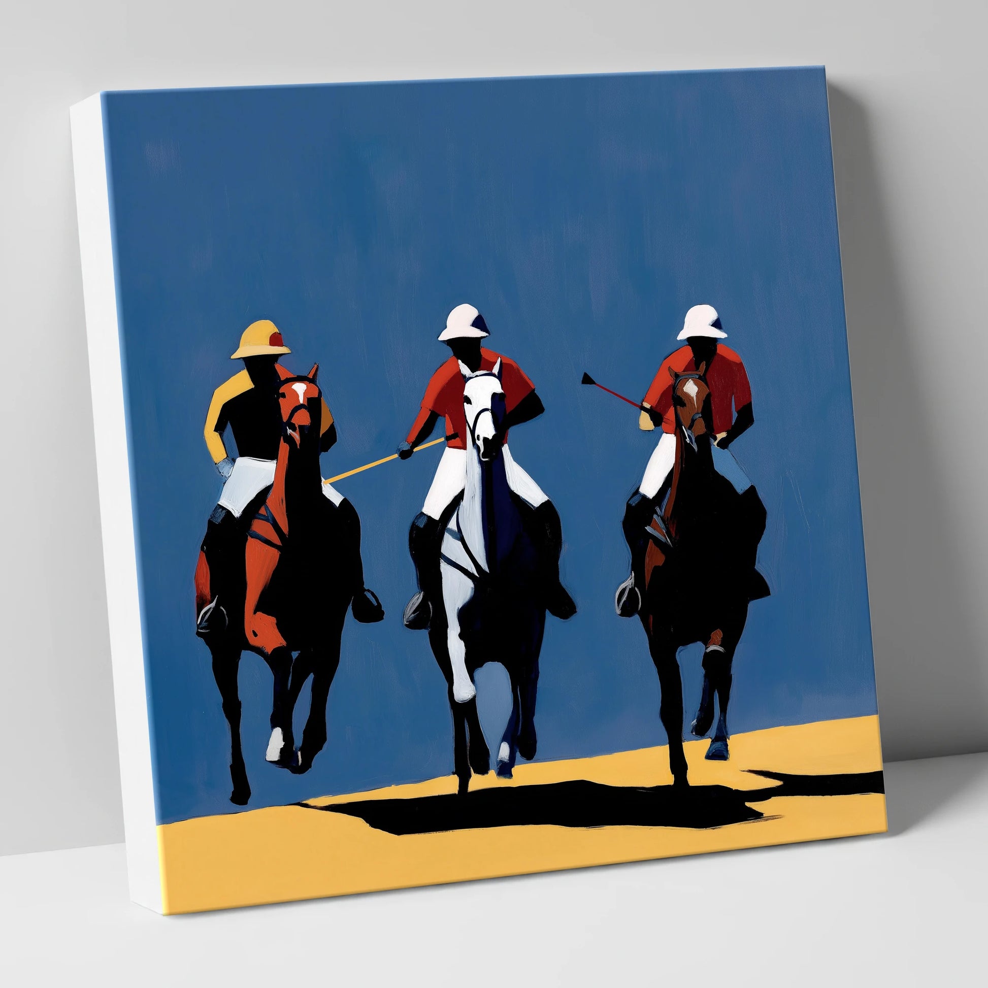 High Goal Charge - Canvas Unframed