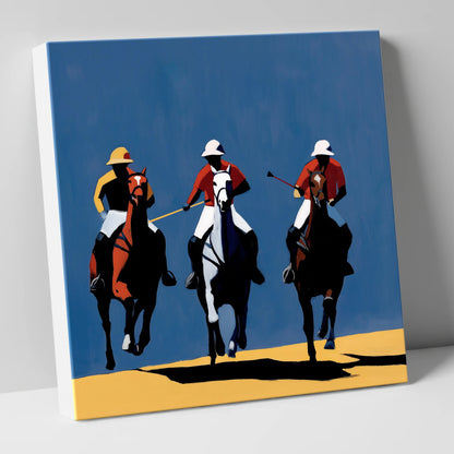 High Goal Charge - Canvas Unframed