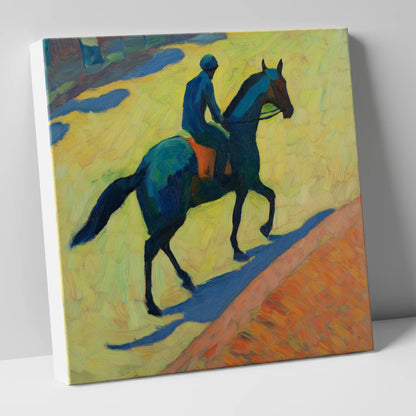 Rhythm on the Gallops racing horse canvas wall art