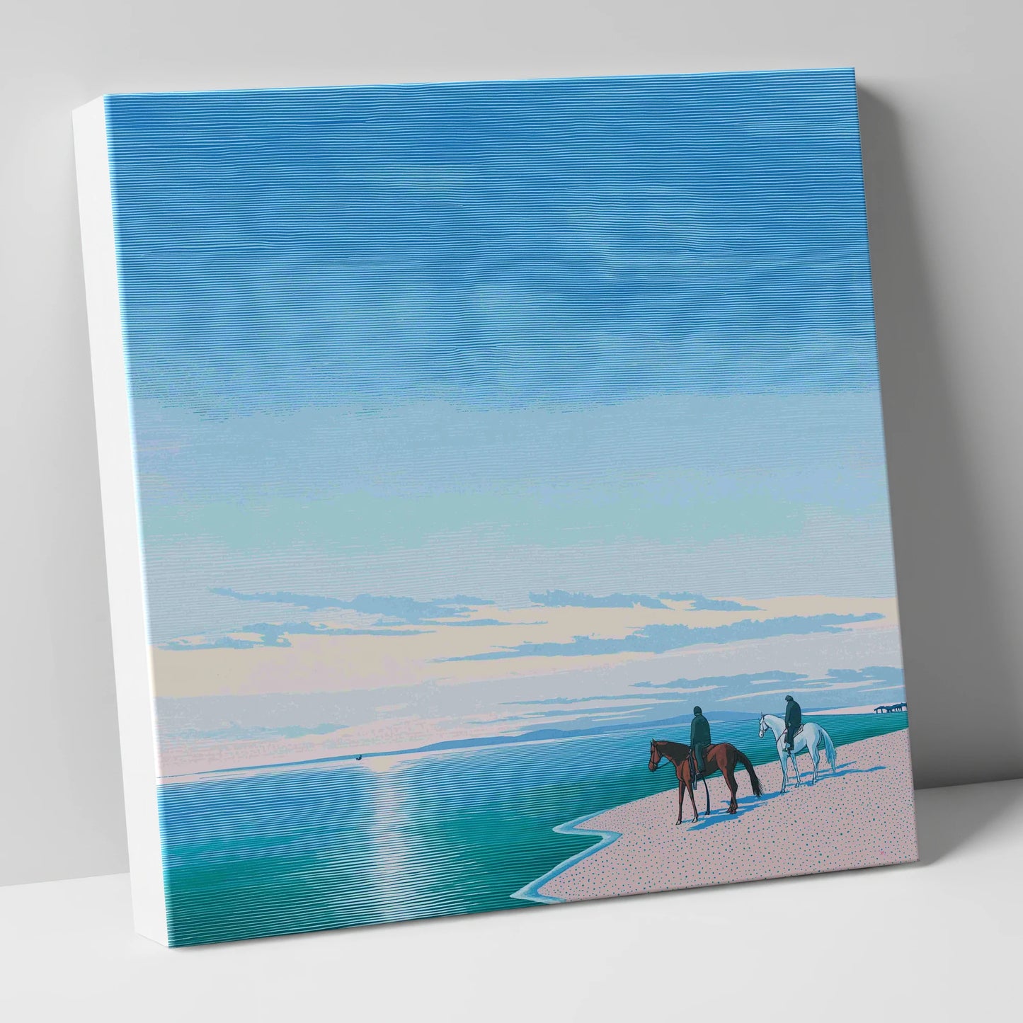 Horizon Bound horse landscape canvas wall art