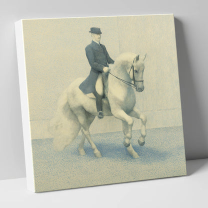 Mastery of Movement dressage horse canvas wall art