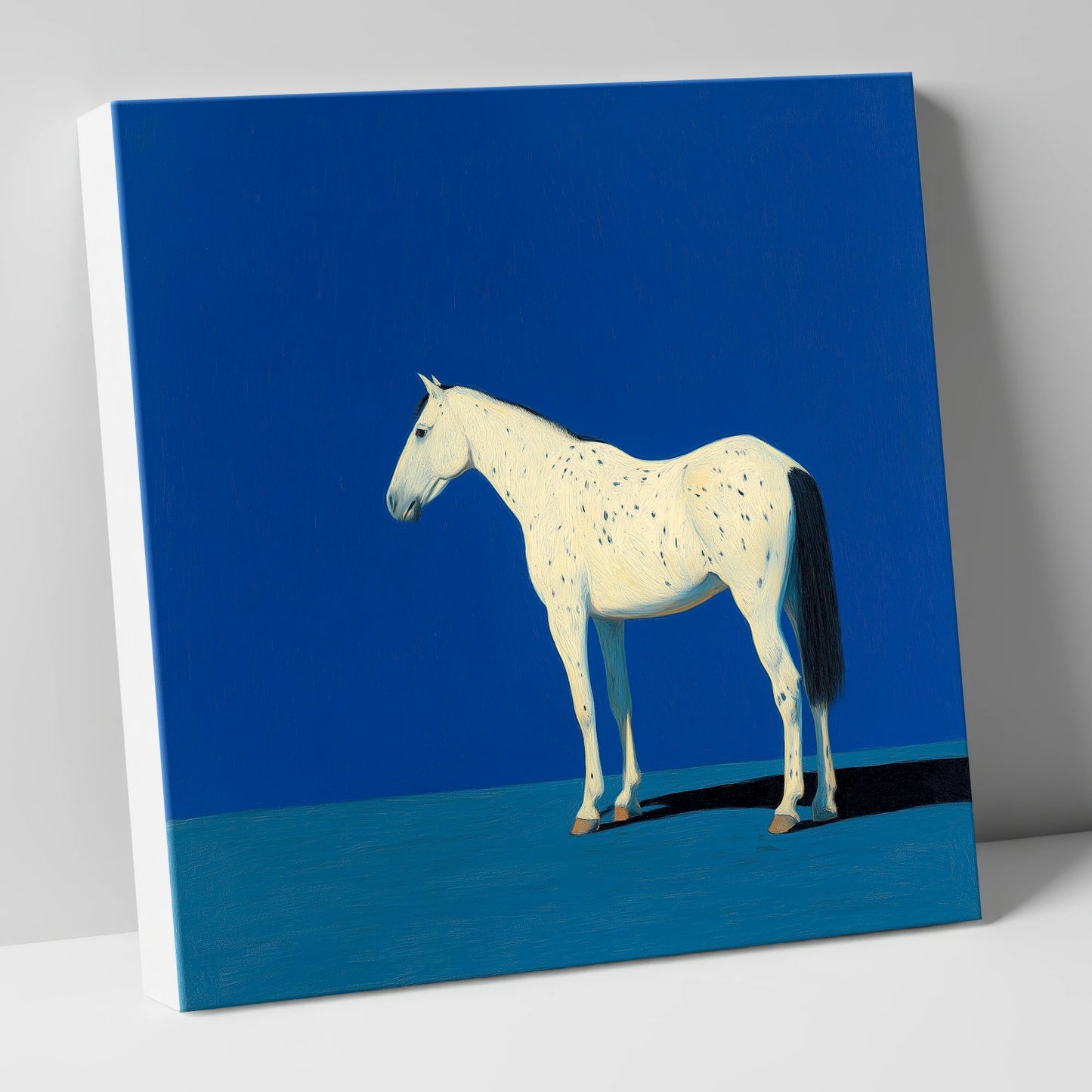 The Minimalist Appaloosa horse breed canvas wall art