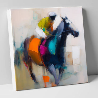 The Colour of Speed racing horse canvas wall art