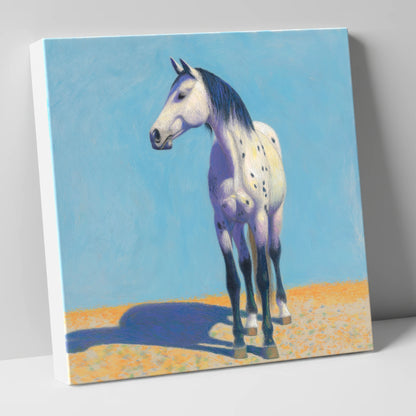 The Sunlit Appaloosa horse breed canvas wall art