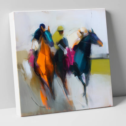 The Colour of Speed racing horse canvas wall art