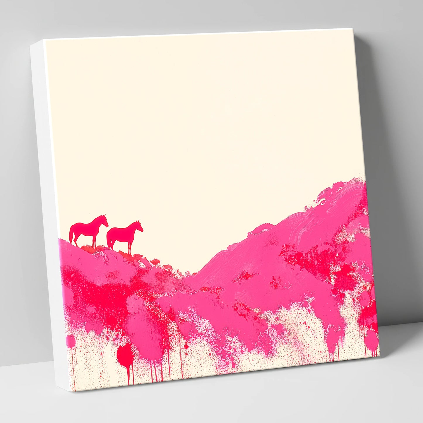 Magenta Ridge horse landscape canvas wall art