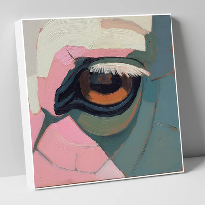 The Gentle Observer horse portrait canvas wall art