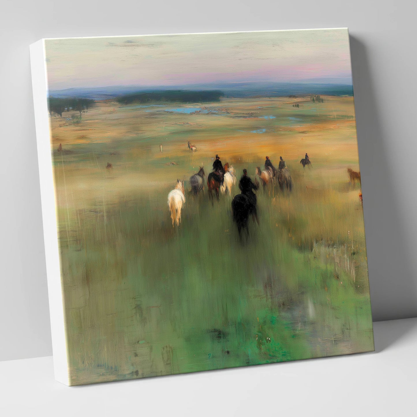 Riding Out horse landscape canvas wall art