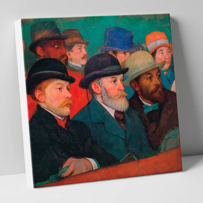 The Racing Crowd racing horse canvas wall art