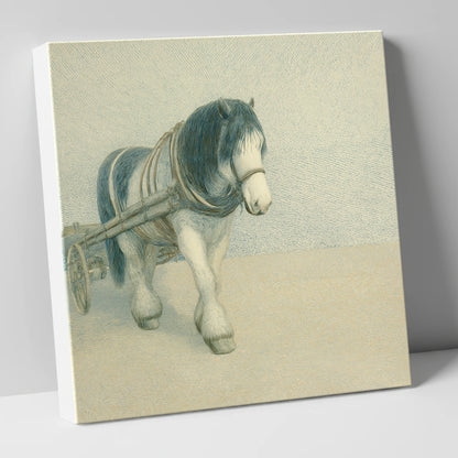 Rhythm Of The Draught working horse canvas wall art