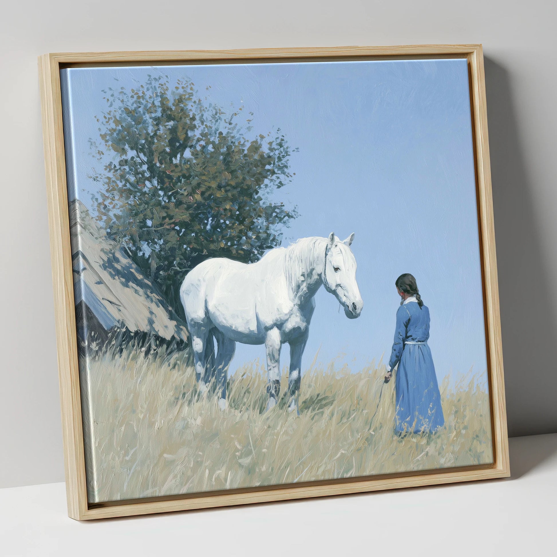 Quiet Companionship - Canvas Natural