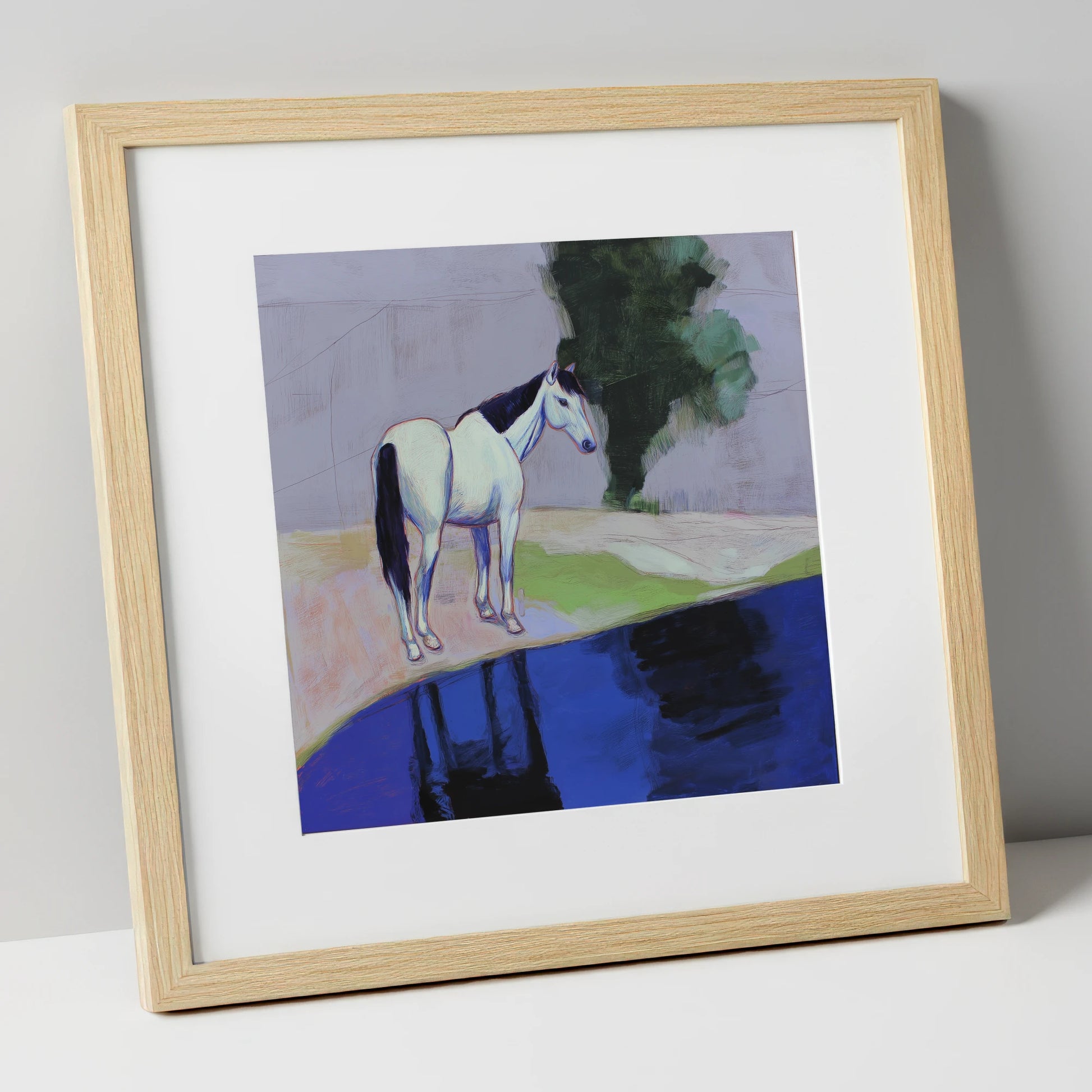 Indigo Reflections - Print Natural