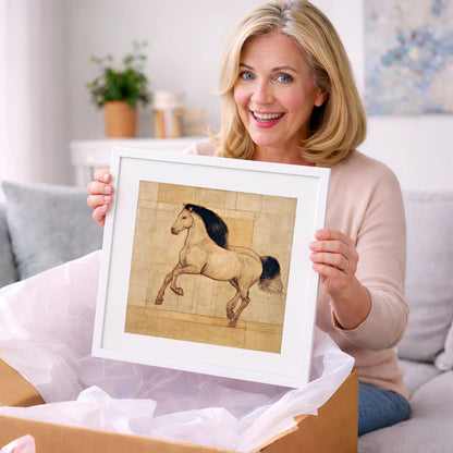 Classical Equine Study - horse portrait art gift idea for horse lovers