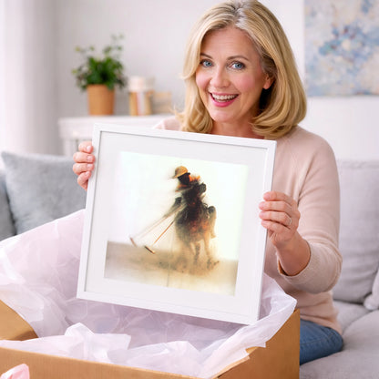 The Ethereal Chukka - polo horse art gift idea for horse lovers