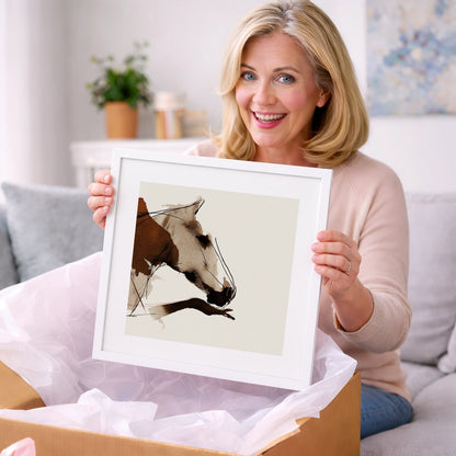 Unspoken Bond - horse & rider art gift idea for horse lovers