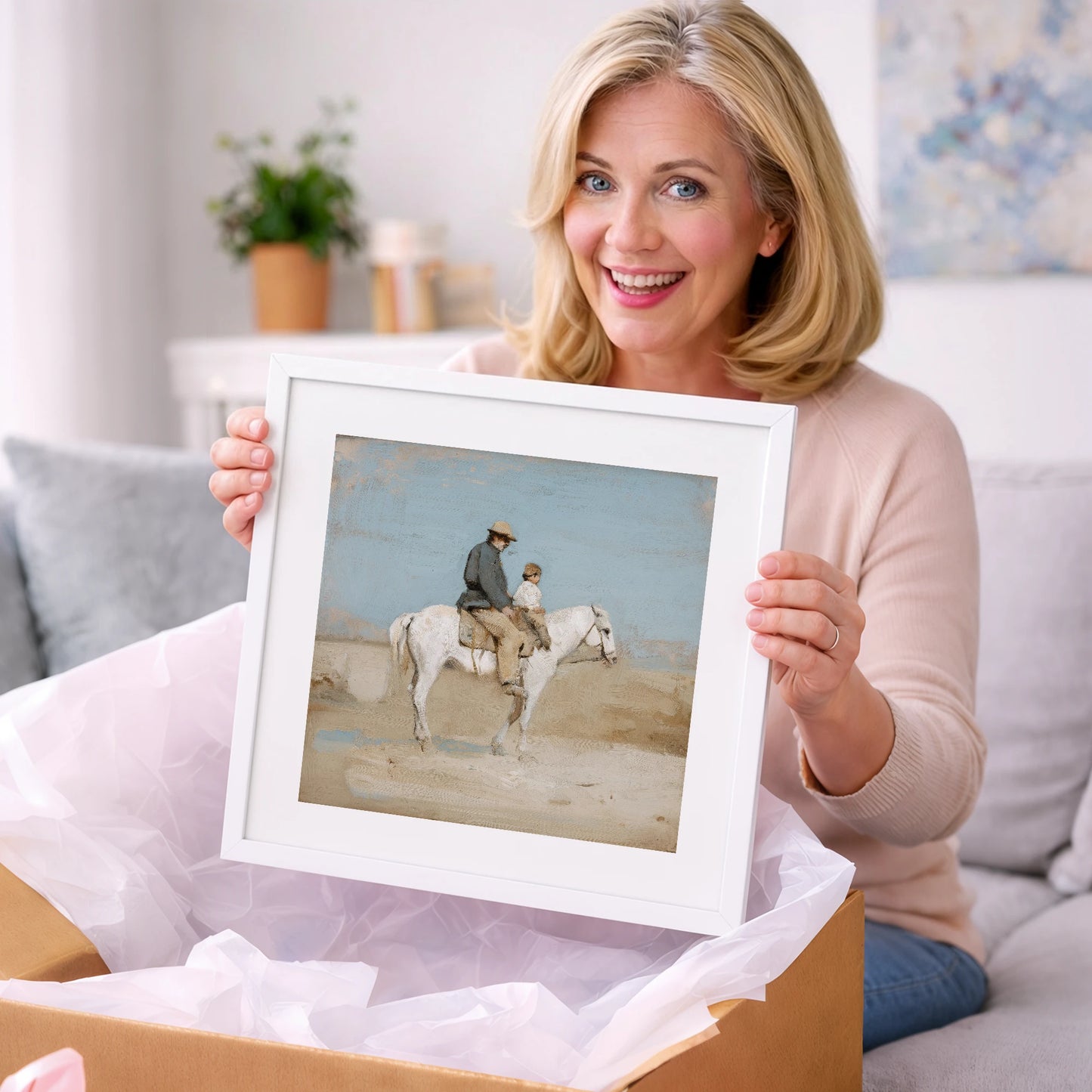 The First Hack - horse & rider art gift idea for horse lovers