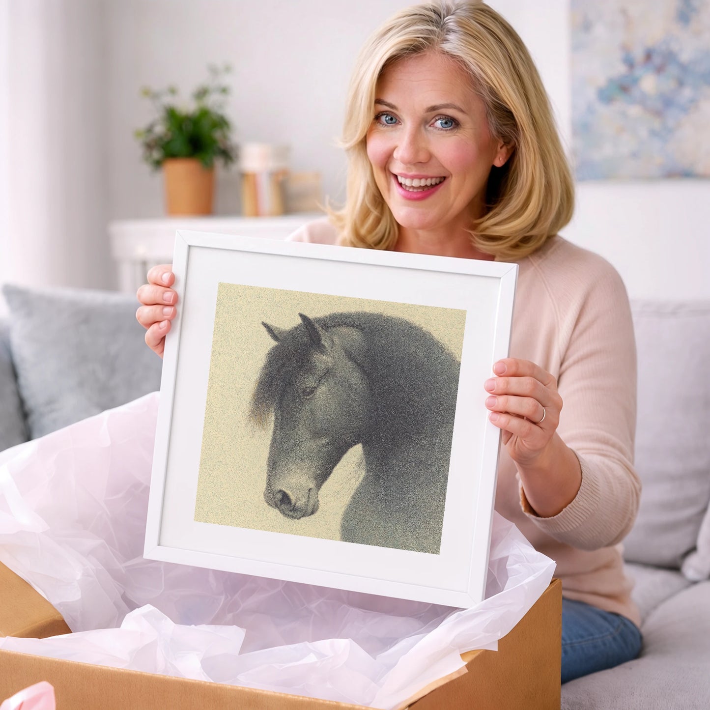 Quiet Nobility - horse breed art gift idea for horse lovers