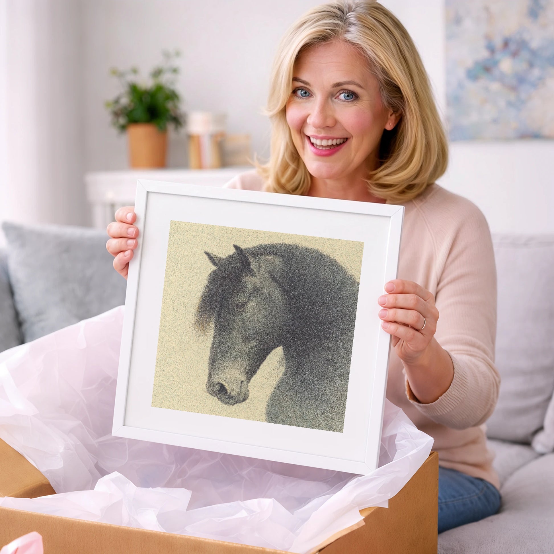 Quiet Nobility - horse breed art gift idea for horse lovers