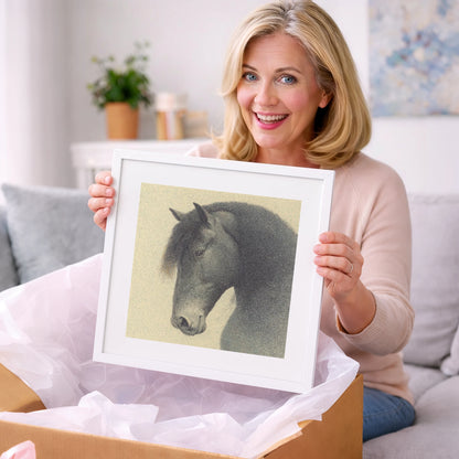 Quiet Nobility - horse breed art gift idea for horse lovers