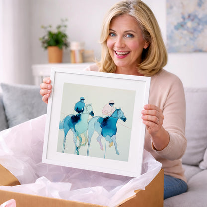 Ethereal Racing Silks - racing horse art gift idea for horse lovers