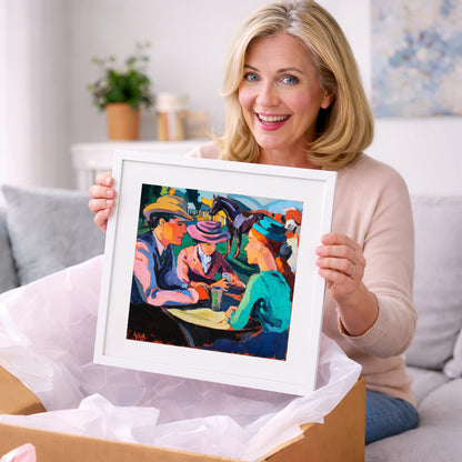 Paddock Society - racing horse art gift idea for horse lovers