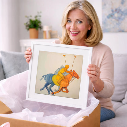 Rhythm of the Chukka - polo horse art gift idea for horse lovers