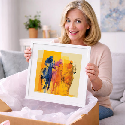 The Colour of Speed - racing horse art gift idea for horse lovers