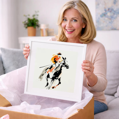 Amber Pace - racing horse art gift idea for horse lovers