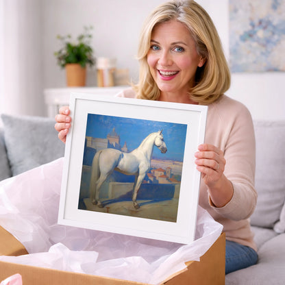 The Classical Grey - horse breed art gift idea for horse lovers