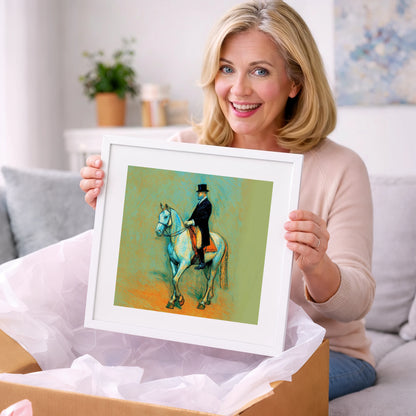 The Classical Master - dressage horse art gift idea for horse lovers