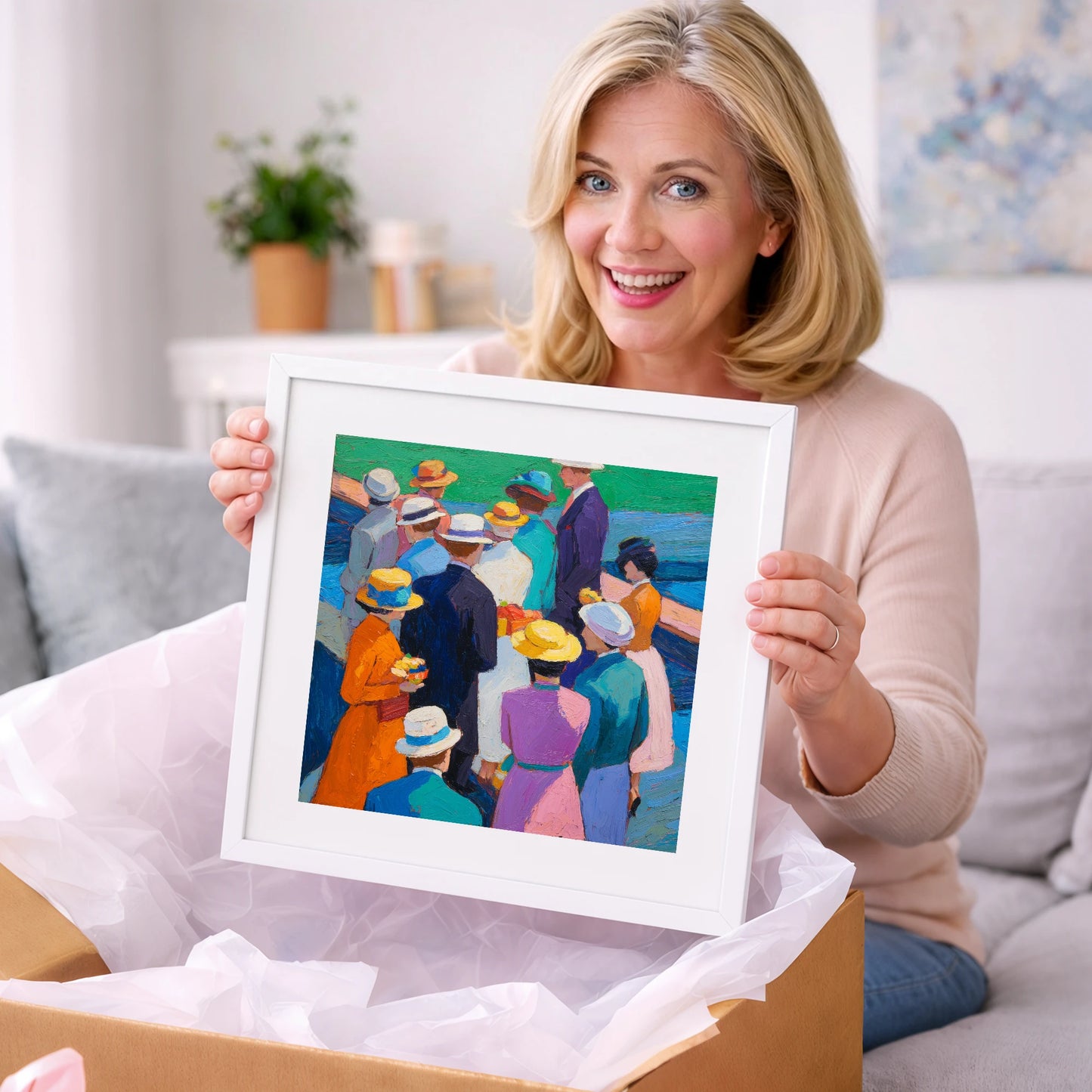 Colours of the Enclosure - racing horse art gift idea for horse lovers