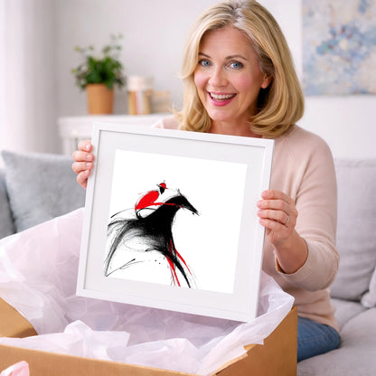 Crimson Pace - racing horse art gift idea for horse lovers