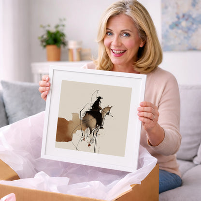 Rhythm of the West - western horse art gift idea for horse lovers