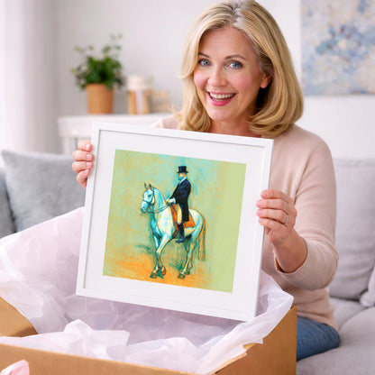 The Classical Master - dressage horse art gift idea for horse lovers
