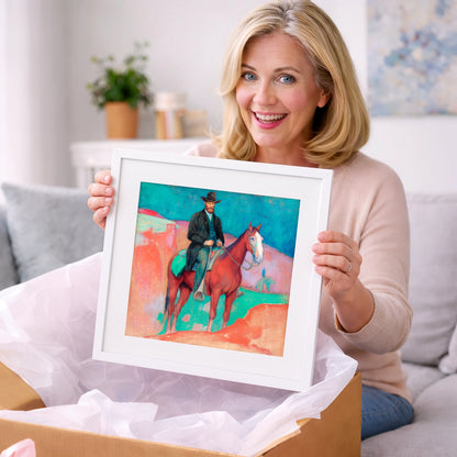 The Painted Frontier - western horse art gift idea for horse lovers