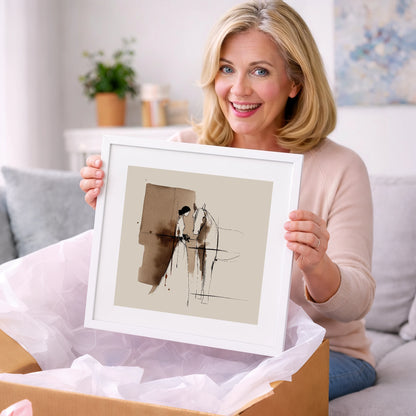 Silent Devotion - horse & rider art gift idea for horse lovers