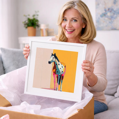 Technicolour Appaloosa - horse breed art gift idea for horse lovers
