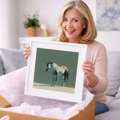 Modern Appaloosa Study - horse breed art gift idea for horse lovers
