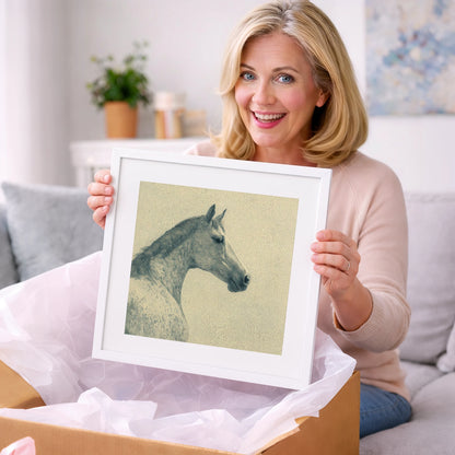 The Dappled Profile - horse breed art gift idea for horse lovers
