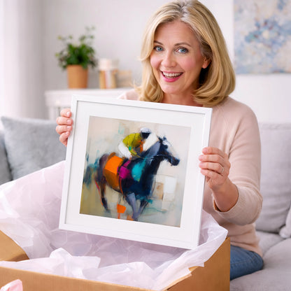 The Colour of Speed - racing horse art gift idea for horse lovers