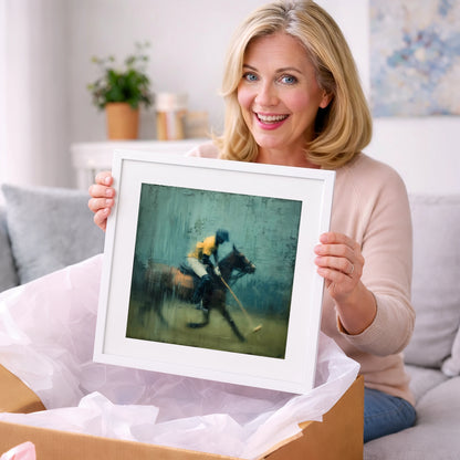 The Final Chukka - polo horse art gift idea for horse lovers