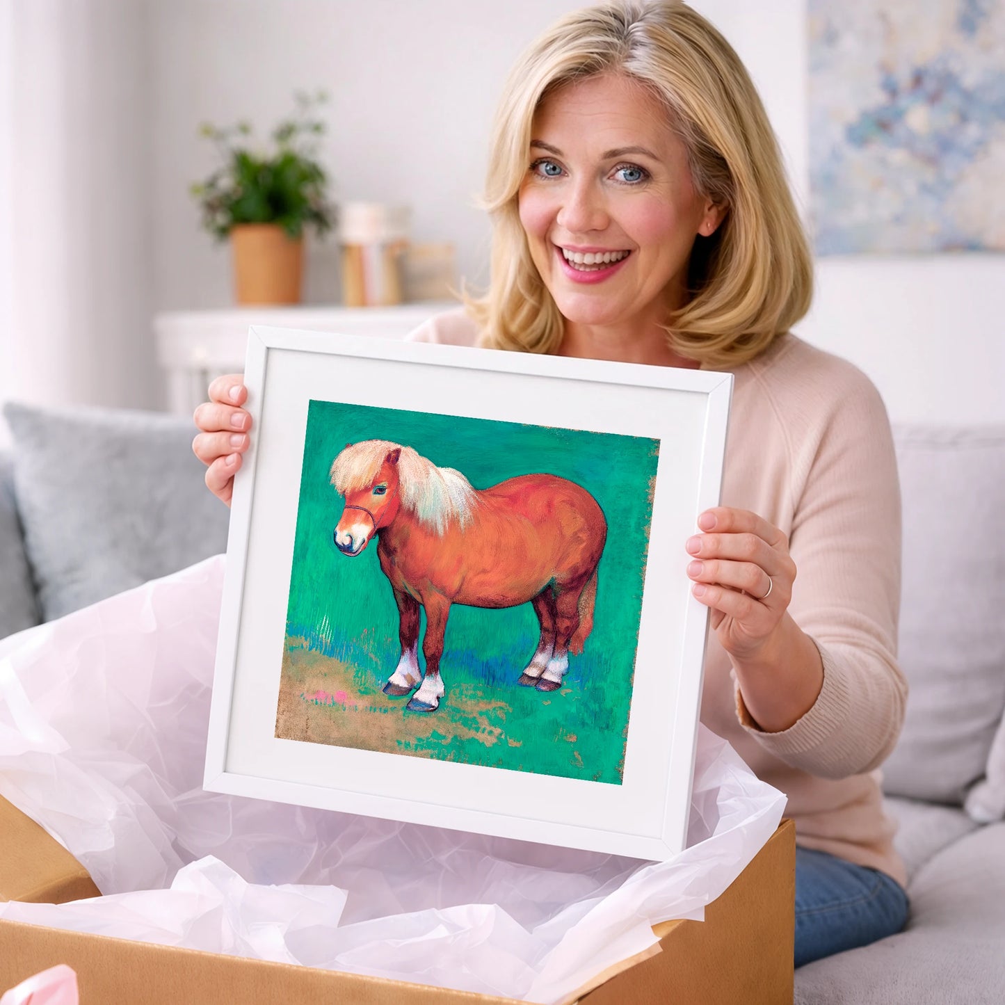 Emerald Chestnut Pony - horse breed art gift idea for horse lovers