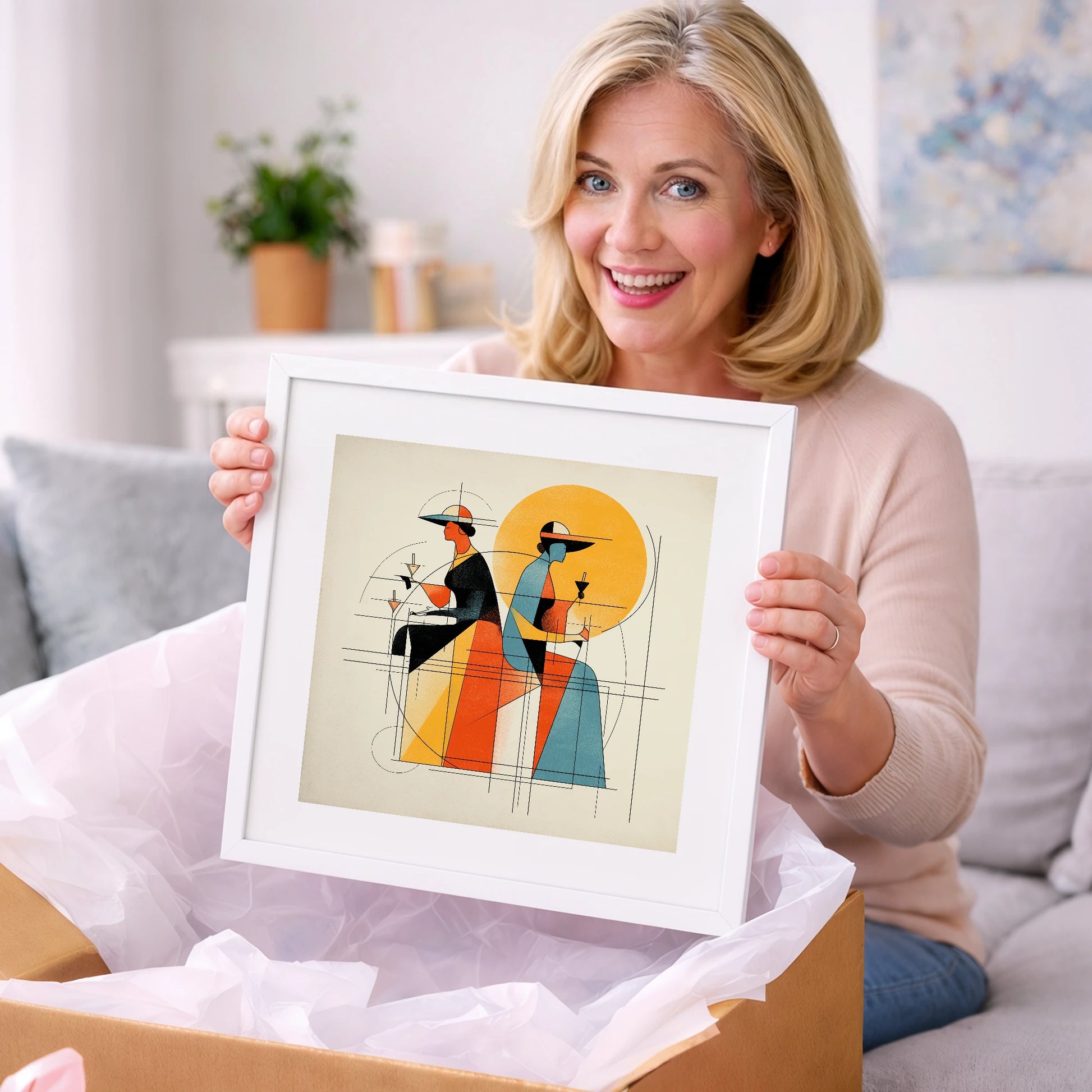 Race Day Elegance - racing horse art gift idea for horse lovers