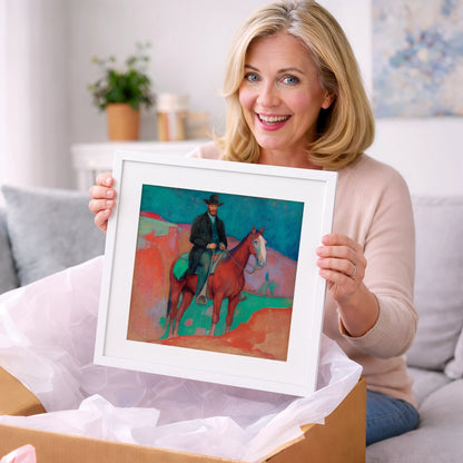 The Painted Frontier - western horse art gift idea for horse lovers