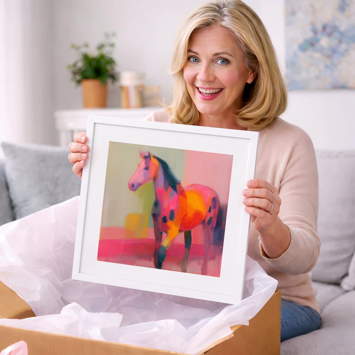 Vivid Appaloosa Spirit - horse breed art gift idea for horse lovers