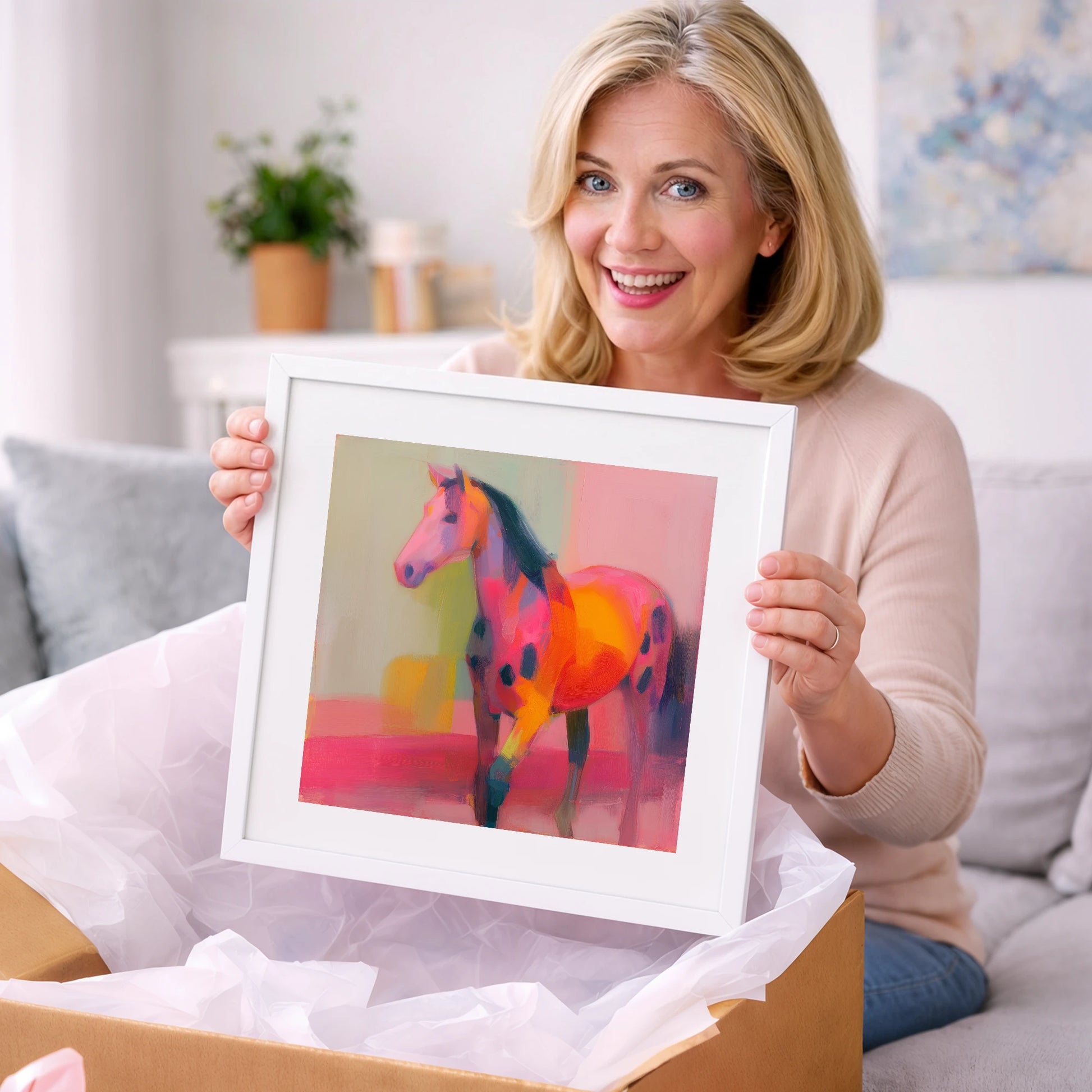 Vivid Appaloosa Spirit - horse breed art gift idea for horse lovers