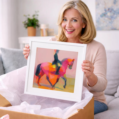 Bold Dressage Rhythm - dressage horse art gift idea for horse lovers
